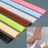Wet room floor barrier Dry And Wet Separation Bathroom Water Stopper Partition Flood Barrier Rubber Dam Silicon Water Blocker Don't Slip sealing strip(Gray,30CM) view 3