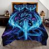Virella Dragon Sword Quilt Set, Dragon Comforter Throw Twin Full Queen King Bedding Sets for Dragons Home Decor view 1