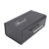 Bread Bin, Large Capacity, Saves Countertop Space, Bread Storage Container with Folding Door for Home, Kitchen, Office (Black Gray) view 1