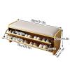 CMYCYDDPLY Modern Shoe Rack, Hallway Storage Bench, Shoe Bench, Home Shoe Rack, Clamshell Drawer Storage Shoe Cabinet, for Bedroom Hallway(80cm) view 2