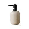 DYKKLKQ Countertop Soap Dispensers,Resin soap Dispenser,Manual countertop Minimalist Decorative for Kitchen Bathroom Home Design 8.4oz Soap dispensers (Beigex2) view 1