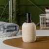 DYKKLKQ Countertop Soap Dispensers,Resin soap Dispenser,Manual countertop Minimalist Decorative for Kitchen Bathroom Home Design 8.4oz Soap dispensers (Beigex2) view 4