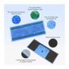 SQJZWOD Upgraded Wet Mopping Pads .Compatible for Braava Jet M6 Series (6110) (6012) (6112) (6113). Ultimate Robot Mops Accessories Parts(6PCS) view 3