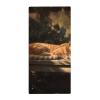 Coral Fleece Bath Towels 28.7 X 13.8 Inches Orange Cat Sleeping Printed Soft Bath Towels for Bathroomfor Shower, Pool, Spa, Gym, Hand Towel for Daily Use, Lightweight Bath Towel Set Absorbent Quick Dr view 1