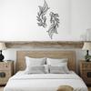DecoSoul Koi Fish Metal Wall Art, School of Fish Family Interior Wall Decor, Koi Metal Fish Wall Decor, Feng Shui Home Design, Bedroom Decor, Livingroom Decor (Black-13.7 x 7.48 / 35 x 19 cm) view 2