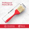 King Arthur Baking Company Professional Pastry Brush, Natural Boar Bristles, 2-Inch, For Butter, Egg Wash, Glaze And Baking Prep view 2