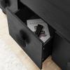 Modway Sonnet 69"" Retro Modern Low TV Stand in Black view 4