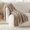 Bedsure Blanket for Couch,Light Taupe&White,50x70&50x60 Inches view 4