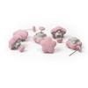 6 pcs Star Shaped Duvet pins Duvet Clips to Hold Comforter Inside Duvet Cover Snaps Double Sided Clips (Pink) view 1