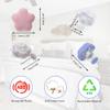 6 pcs Star Shaped Duvet pins Duvet Clips to Hold Comforter Inside Duvet Cover Snaps Double Sided Clips (Pink) view 3