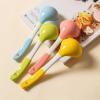 Soup Spoons Colorful Ceramic Soup Ladle Spoon Chinese Ceramic Spoons Heavy Duty Deep Porcelain Large Spoons, 1Pcs Serving Spoons(Yellow) view 3