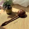 Jingzai202405 Soup Spoons Coconut Shell Spoon Wooden Long Handle Spoon Watering Spoon Creative Spoon Serving Spoons view 2