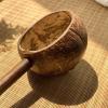Jingzai202405 Soup Spoons Coconut Shell Spoon Wooden Long Handle Spoon Watering Spoon Creative Spoon Serving Spoons view 3