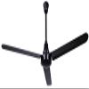 60" Black Weatherproof Industrial Ceiling Fan  High-Performance DC Motor  Wall Control  Ideal for Outdoor Patios, Warehouses & Gyms view 1