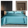 GLAMDIA High-end Bedding Set Luxury Gold Stripe Embroidery White Egyptian Cotton Duvet Cover Bed Sheet Pillowcases Home Textile,Bed view 1