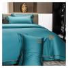 GLAMDIA High-end Bedding Set Luxury Gold Stripe Embroidery White Egyptian Cotton Duvet Cover Bed Sheet Pillowcases Home Textile,Bed view 2