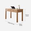 XUNTING Pc Desk Desk Home Office Furniture Table Computer Laptop Desk with 2 Drawers Study Workstation Writing Study Table Study Table(1.2 Meters) view 3