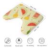 JEKYQ U-Shaped Floor Mat Bathroom Rugs Bath Mat Watermelon Ice CreamBath Rugs U-Shaped Toilet Seat Mat for Bathroom Home Decor Non-Slip U Bathroom Rug Mats for Shower Tub view 3