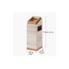 ATMRC Trash Cans Trash Can Sturdy 2-in-1 Waste and Recycling Bin with Ashtray Dustbins for Building Hotel Square Mall Outdoors and Home view 2