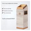 ATMRC Trash Cans Trash Can Sturdy 2-in-1 Waste and Recycling Bin with Ashtray Dustbins for Building Hotel Square Mall Outdoors and Home view 4