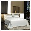 GLAMDIA High-end Bedding Set Luxury Gold Stripe Embroidery White Egyptian Cotton Duvet Cover Bed Sheet Pillowcases Home Textile,Bed view 3