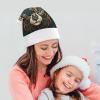 Adult Christmas Hat, Comfort Christmas Santa Hat Xmas Hat Cheetah Tribal Pattern Printed Christmas Hats for Unisex view 4