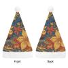 Adult Christmas Hat, Comfort Christmas Santa Hat Xmas Hat Carved Lines Printed Christmas Hats for Unisex view 3