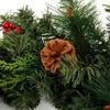 6 Feet Christmas Garland Pine Cones, and Red Berries Artificial Pine Wreath Garland Xmas Decorations (6 ft, Without Light) Seasonal Decorations view 3