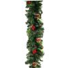6 Feet Christmas Garland Pine Cones, and Red Berries Artificial Pine Wreath Garland Xmas Decorations (6 ft, Without Light) Seasonal Decorations view 4