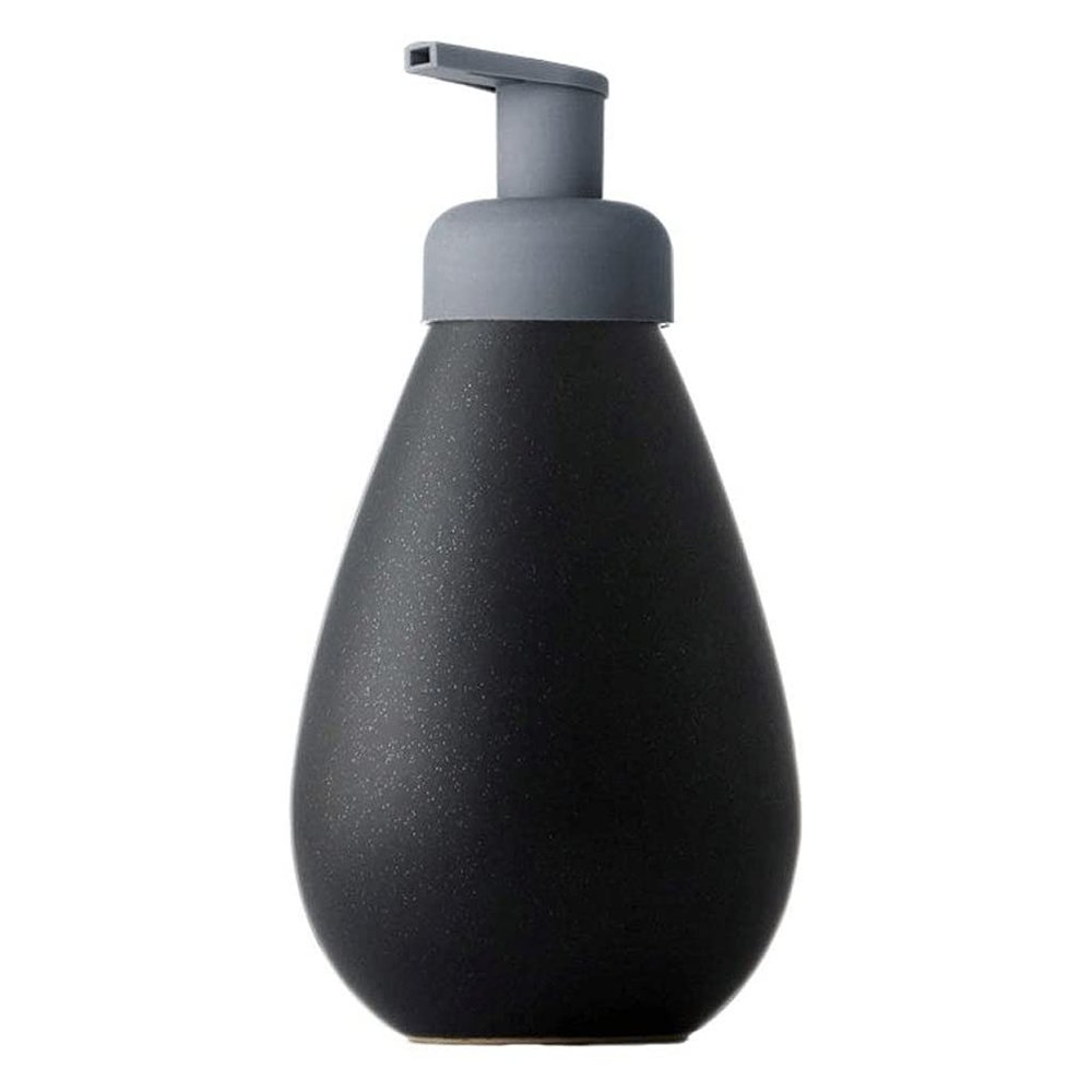 JOYNOW Soap Dispensers 24 Oz Ceramic Soap Dispenser Hand Soap Dispenser for Kitchen Hand Soap Essential Oils and Lotions Dispensador De Jabn para Bao(Black)