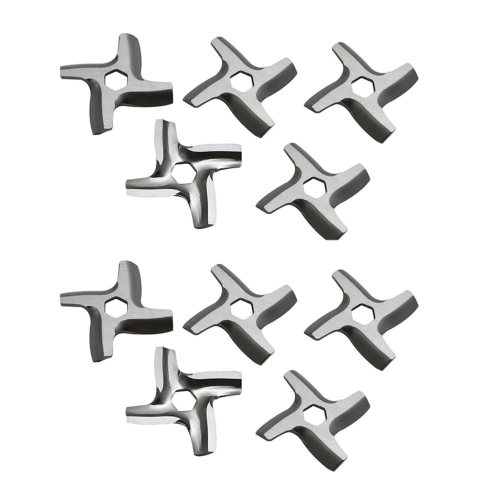 DFHYDF 10X Compatible for Moulinex Meat Grinder Knife Mincer Blade Kitchen Appliance Parts for HV2 HV3 HV4 HV6 HV8 ME406 ME420 ME605 ME650