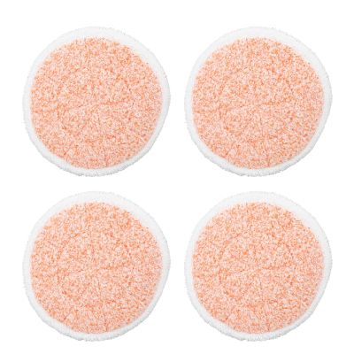 4 Pack Steamer Mop Pad Replacement for Shark S7001 S7000AMZ S7000 S7001TGT S7201 S7005 S7020 (Orange)