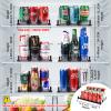 BingoHive Rolling Soda Can Organizer and Automatic Soda Can Organizer for Refrigerator for Beer Soda Seltzer Drink Pop Cans Holder Storage Pantry Organization view 4