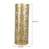 Tyenaza Umbrella Holder, Umbrella Stand Rack for Entryway, Metal Hollowed Freestanding Round Umbrella Holder Organizer Bin for Home Hotel Office Decor (M) view 2