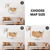 Enjoy The Wood Wooden USA Map Visited Places (Medium, Oak) view 3