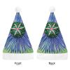 NWGHM Santa Hat Modern Silk Threads Cloverleaf Filigree Christmas Hat Xmas Hat Novelty Xmas Holiday Hat Xmas Party Hat Headwear L Size view 3
