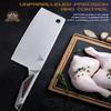 AETHMETAL 7" Meat Cleaver Knife, Full Tang High-Carbon Stainless Steel Kitchen Cleaver for Chopping Meat, Pork, and Bones, Ergonomic Metal Handle, Professional Chef Butcher Knife view 4