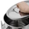 10L/2.64Gallon Stainless Steel Milk Can, Heavy Duty Milk Jug Milk Bucket Wine Pail Bucket Bottle Liquid Container Storage Milk Container for Grain Wine Liquid,Stainless Steel Sealed Tank view 4