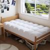 Topllen Twin XL Mattress Topper for Back Pain Relief, Extra Thick Pillow Top Plush Mattress Pad with Deep Pocket, Soft Pillowtop TwinXL Size Bed Toppers Filled Fluffy, College Dorm, White view 1