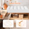 Topllen Twin XL Mattress Topper for Back Pain Relief, Extra Thick Pillow Top Plush Mattress Pad with Deep Pocket, Soft Pillowtop TwinXL Size Bed Toppers Filled Fluffy, College Dorm, White view 4