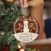 A Best Friend is Never Forgotten Ceramic Ornament for Xmas Tree, Personalized Dog Memorial Christmas Ornament 2026, Dog Angel Wings Memorial Xmas Ornaments, Custom Name & Year Loss of Dog Ornament view 4