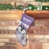 EOYinHas Personalized Fireplace Floral Penguin Hanging Stockings for Holiday Party Christmas Decorations Gifts,1 Pack view 4