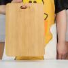 Cutting Boards, Bamboo Cutting Board, Cutting Boards for Kitchen, Handle, 2 Assorted Sizes, for Kitchen, Meat, Vegetables(Small) view 3