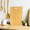Cutting Boards, Bamboo Cutting Board, Cutting Boards for Kitchen, Handle, 2 Assorted Sizes, for Kitchen, Meat, Vegetables(Small) view 4