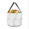2 Pieces Halloween Trick or Treat Candy Bags,Sketch Thin Dog Minimalism Art Reusable Goody Bucket Collapsible Candy Tote Bag for Holiday Gift Basket Party Favor,Simple Modern Painting on White view 1