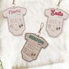 CleveFit Baby's First Christmas Ornament 2024 | Personalized Birth Stats | Baby Announcement | Newborn | New Baby Gift view 3