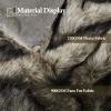 Touchat Luxury 1000GSM Faux Fur Throw Blanket, Super Thick Warm Cozy Heavy Blankets for Couch Bed Sofa, Plush Fuzzy Elegant Soft Reversible Mink Blanket for Living Room Bedroom 50x60, Grey view 3