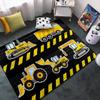 Construction Rugs for Boys Room, Cars Play Rug, Kids Carpet Playmat Rug Construction Room Decor for Boys Car Mat 4.5x6 Feet view 1