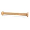 Elitix Solid Wood Clothes Support Holder for Closet, Bedroom Coats Hanger w/Flange, Oval Garment Organizer Bar for Laundry Room Nursery Store(Natural,65cm(25 5/8")) view 2