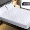 Utopia Bedding Quilted Fitted Mattress Pad, Queen Size, Elastic Fitted Mattress Topper Protector and Cover with Deep Pocket Stretches up to 16 Inches, Machine Washable (White, Pack of 10) view 2